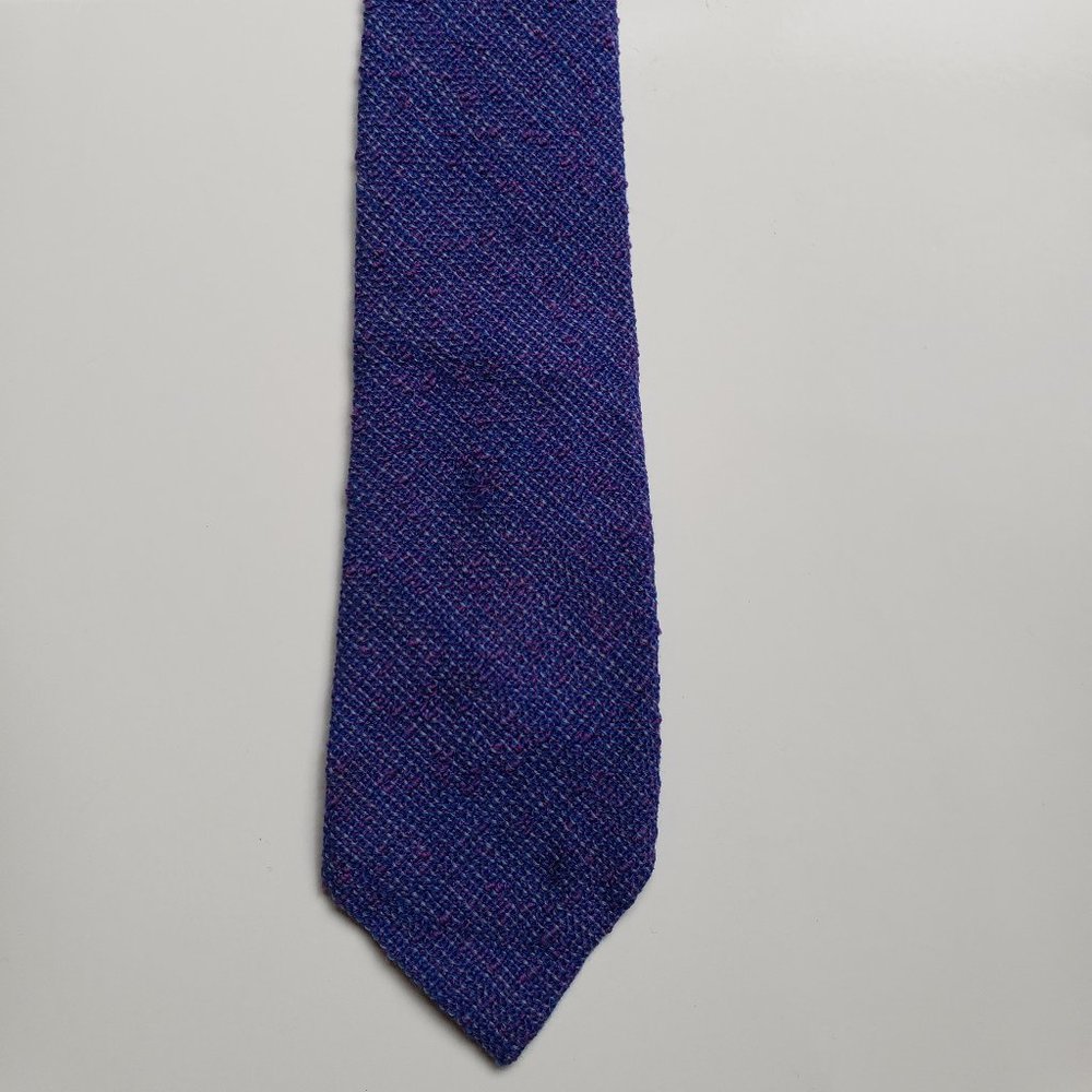 Men's Andre Oliver Purple Wool Tie